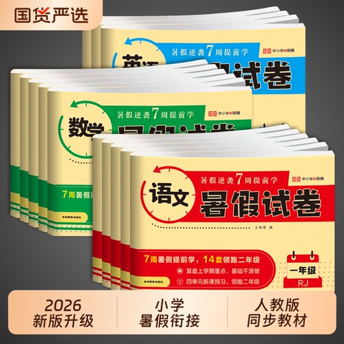2026小学暑假试卷人教版