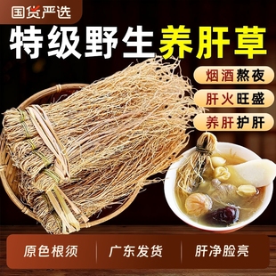 广东农家特产野生养肝草中草药丝线根开胃草龙须根煲鸡靓汤食材料