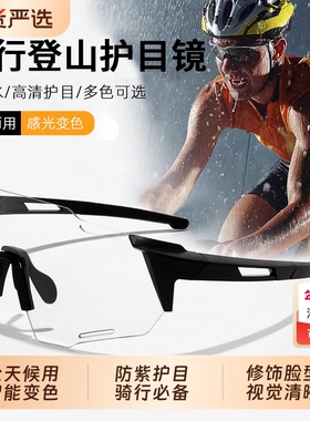 骑行防风变色护目镜墨镜日夜两用