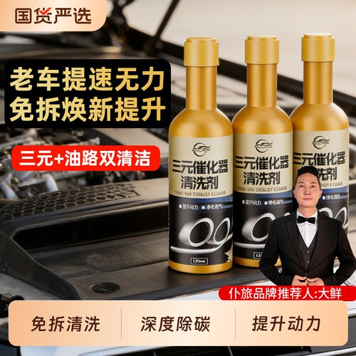 仆旅汽车三元催化清洗剂