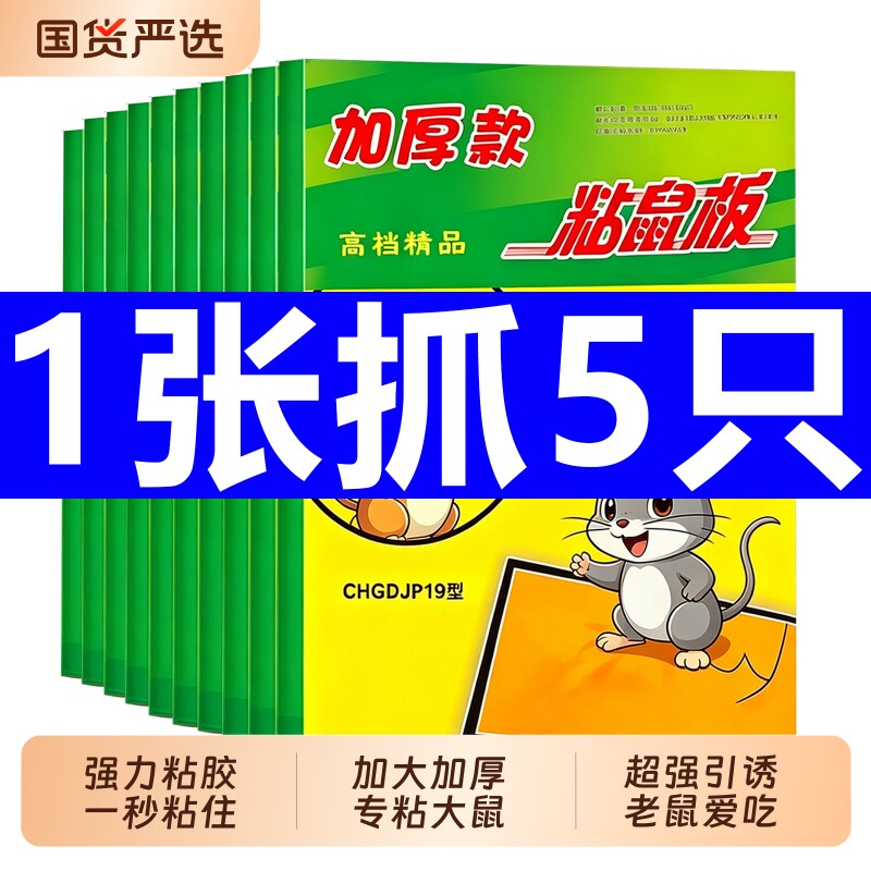 超强力粘鼠板5张装|超2000次加购图片