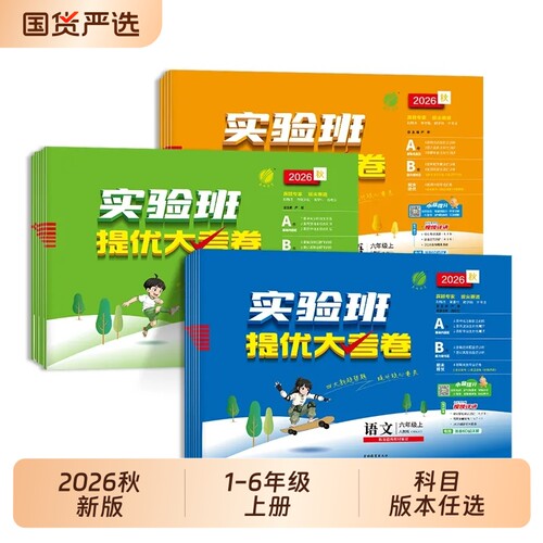 实验班提优大考卷|超1.1万次加购