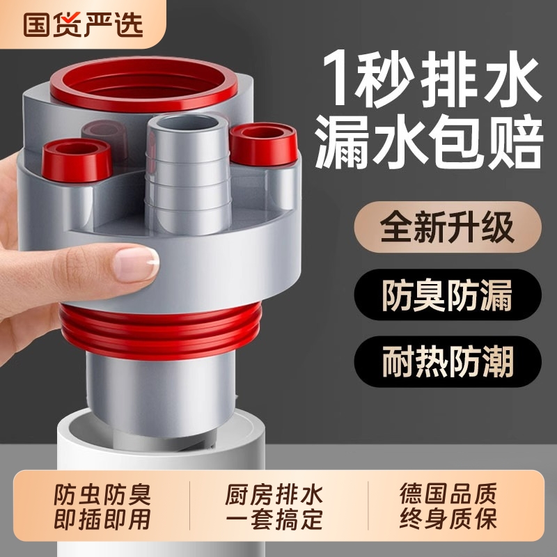 厨房防返臭下水管|超3000次加购