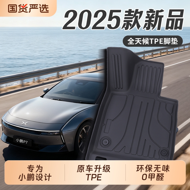 小鹏汽车专用TPE汽车脚垫