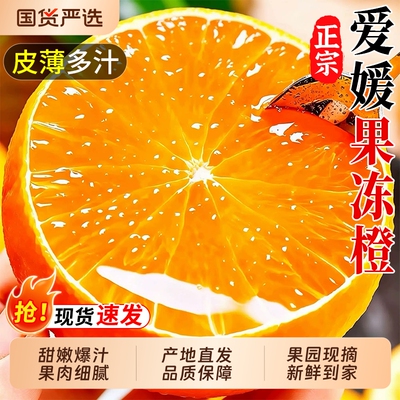 【爱媛38号果冻橙特惠】甜嫩爆汁
