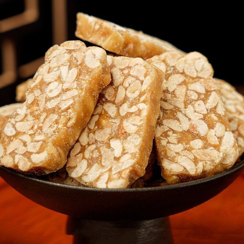 花生酥年货零食花生糖重庆传统糕点黑芝麻片怀旧老式批发手工国货