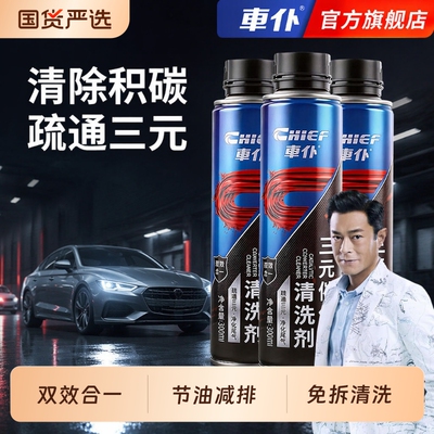 车仆三元催化清洗剂发动机免拆积碳清除剂尾气净化器去除剂喷油嘴