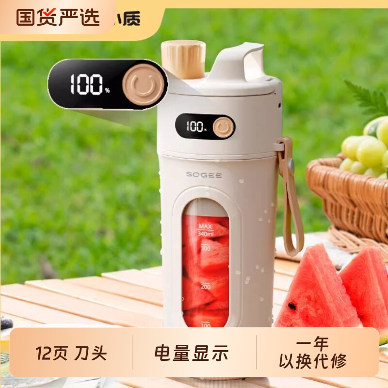 小质榨汁机家用小型便携式碎冰电动榨汁杯多功能果汁机迷你果汁杯
