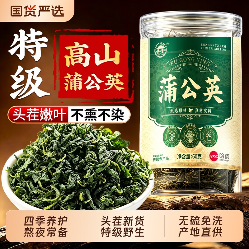 蒲公英特级野生正品中药材疏通茶图片