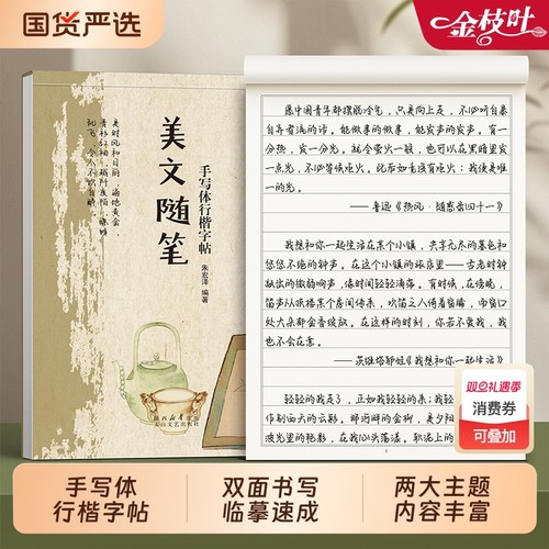 行楷字帖成人练字手写体行书套装