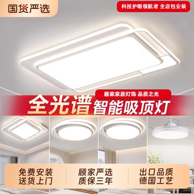 顾家客厅灯简约现代全光谱护眼