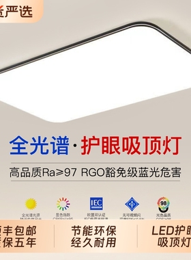 2025年新款led吸顶灯房间卧室灯客厅灯大厅现代简约大气中山灯具