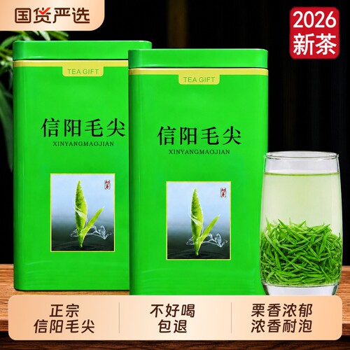 信阳毛尖茶叶2026新茶明前特一级绿茶毛尖茶嫩芽高山浓香型旗舰店