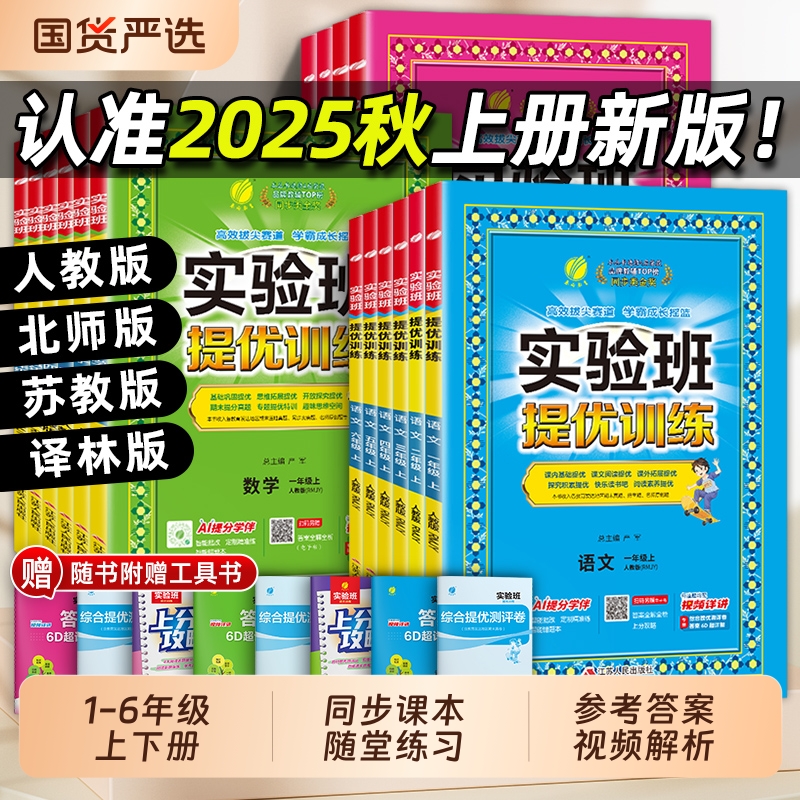 2024秋新版实验班提优训练