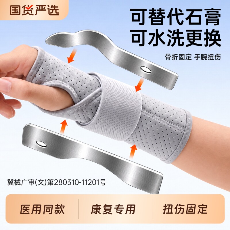 医用护腕关节固定支具骨折痛劳损手腕保护套男康复女固定器腱鞘炎