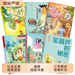 故事彩图典藏版 精灵鸭土鸡 一千朵跳跃 秘密彩图典藏版 冒险纸风铃紫风铃 花蕾宝葫芦 湖南阅美书湘三年级雷锋