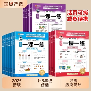 2025新版 苏教北师每日一练同步训练测试卷全套 一课一练活页卷可撕一年级二年级上册下册三年级四五六小学语文数学英语练习册人教版