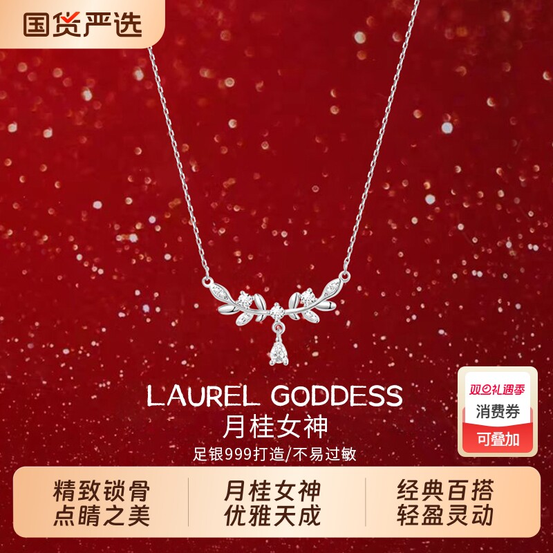 LNIEERS999纯银项链女轻奢高级感