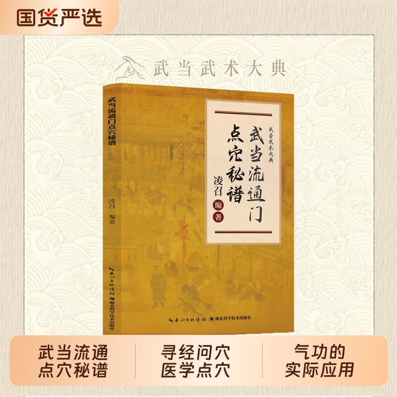 正版速发武当流通门点穴秘谱探索传武奥秘传承千年智慧寻经问穴击打精准医学和武术都为气功N的实际应用书少林八段锦八极拳精选