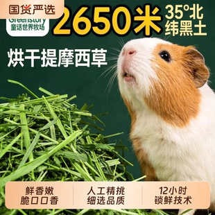 提摩西烘干草荷兰猪专用豚鼠粮草料牧草兔子龙猫干草北提饲料食物