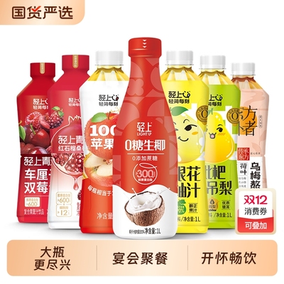 节庆装1L0糖生椰椰汁椰子汁饮品大瓶装植物蛋白饮料果汁国货