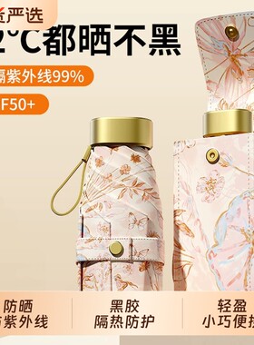 【破损包赔】便携卡片油画晴雨伞