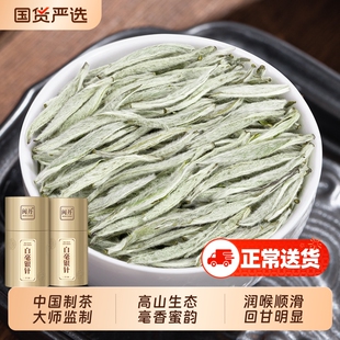 屈大师福建白茶2025新茶春茶荒野老白茶明前头采嫩芽白毫银针茶叶