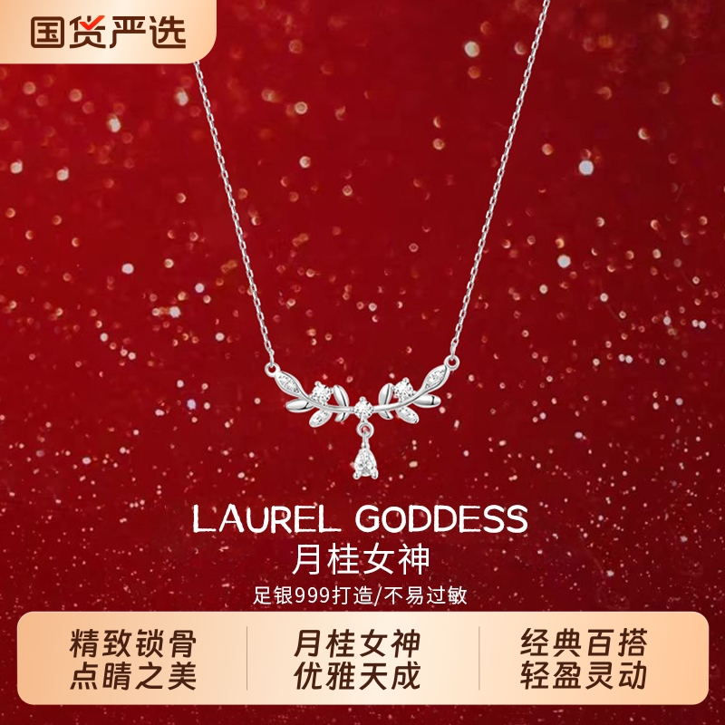 LNIEERS999纯银项链女轻奢高级感