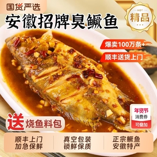 3条特惠黄山臭鳜鱼安徽特产正宗腌制半成品臭桂鱼净膛含包装新鲜