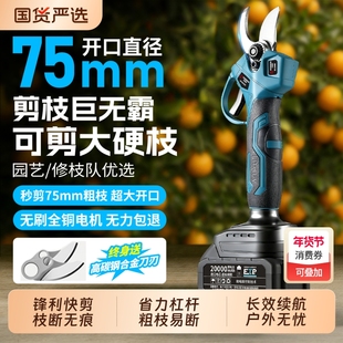 电动剪刀果树修枝剪剪枝专用剪树枝大功率型锂电池手持式电剪园艺