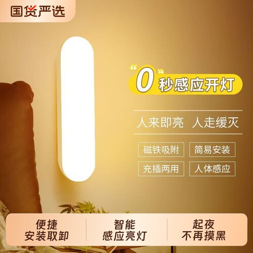 智能感应LED小夜灯便携款