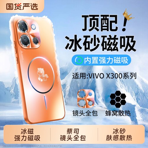 磨砂磁吸镜头全包超薄散热防摔壳