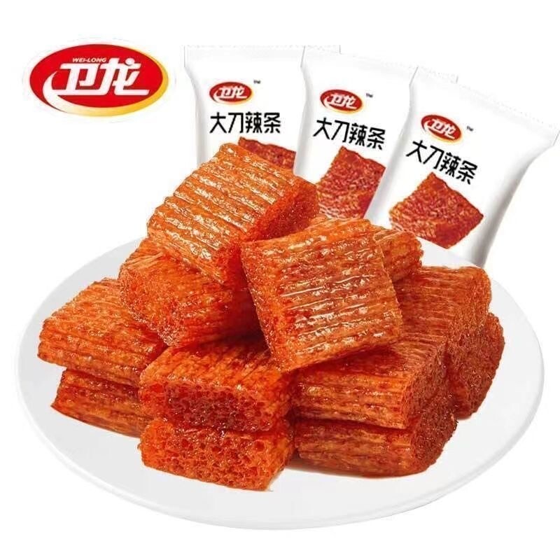 卫龙大刀肉独立小包香辣油润大刀辣条亲嘴烧童年怀旧解馋休闲零食