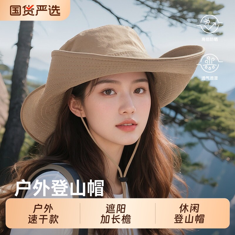 牛仔布大檐夏季防晒帽通用男女图片