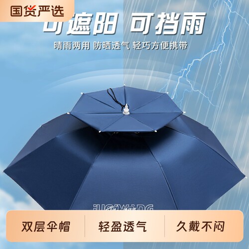 2026新款头戴式钓鱼伞