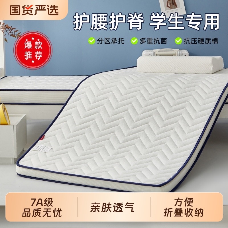 宿舍学生床垫单人家用卧室榻榻米租房专用床海绵褥垫折叠软垫睡垫
