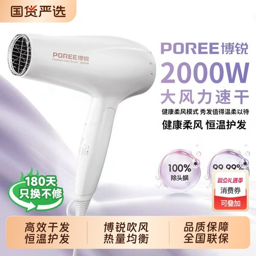 飞科博锐大功率吹风机速干护发