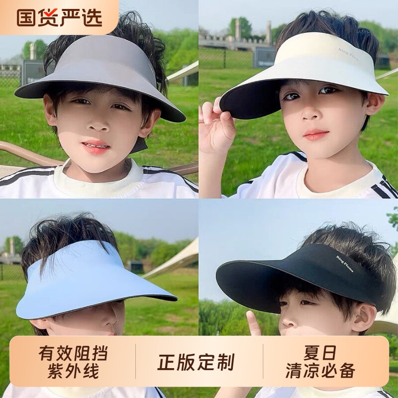 儿童大檐夏季防晒帽|千人加购图片