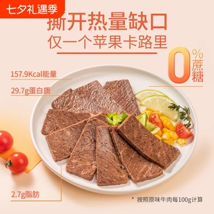 袋鼠先生拉丝牛肉即食高蛋白轻食健身代餐零食水煮健康蛋白质肉类