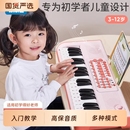 乐乐鱼电子琴儿童乐器初学玩具宝宝幼儿男女孩小钢琴入门可弹奏