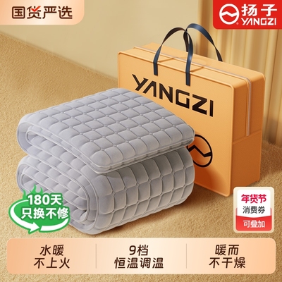扬子水暖电热毯单人学生2025新款家用电褥子双人双控调温开关暖毯