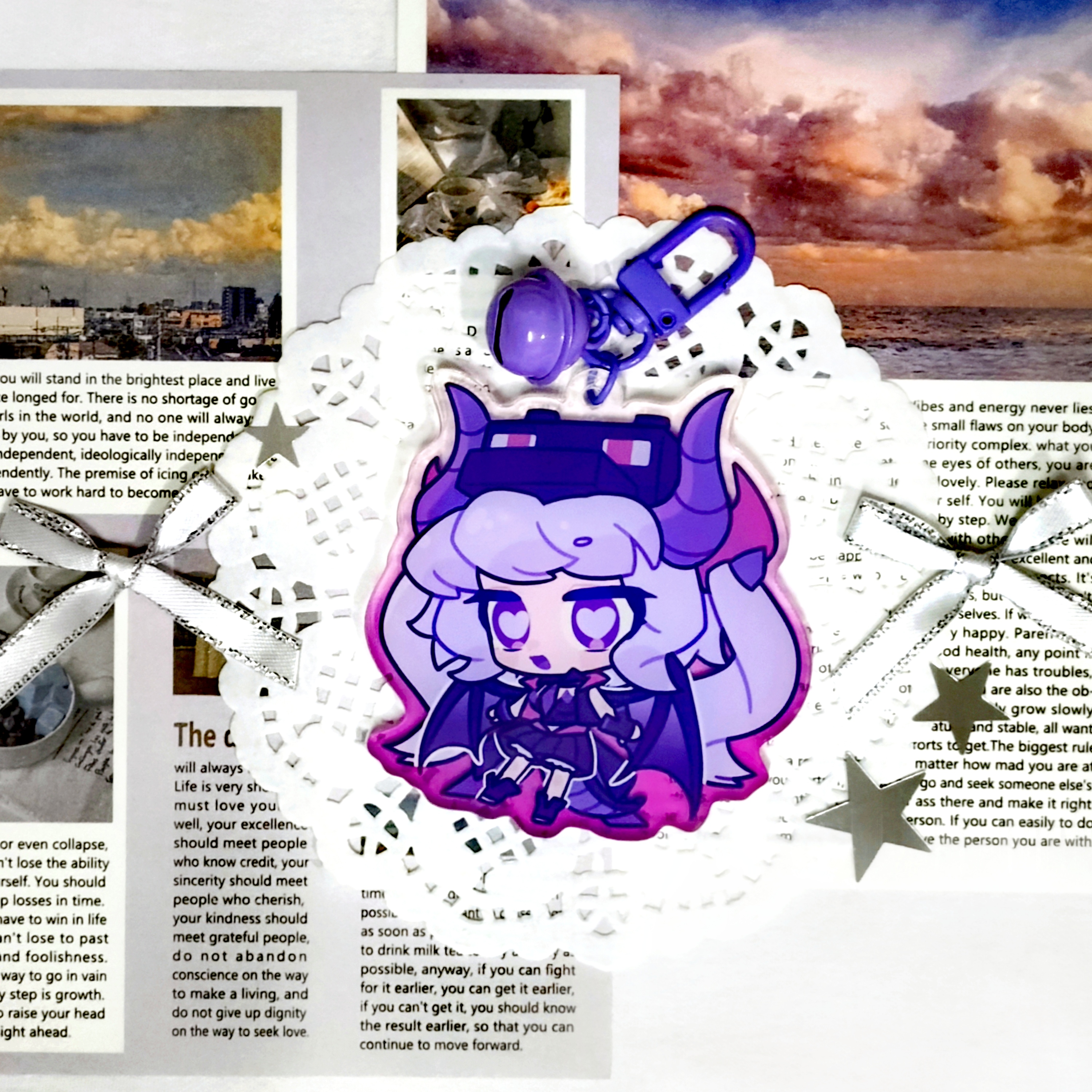 『路小径』mc同人末影龙娘彩窗亚克力钥匙扣