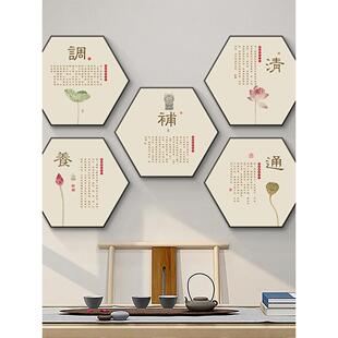 中医养生馆装饰画诊室医院美容院足疗推拿店挂画艾灸采耳会所壁画