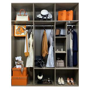 样板间软装摆件现代简约卧室衣柜装饰全屋定制展厅饰品衣帽间衣服