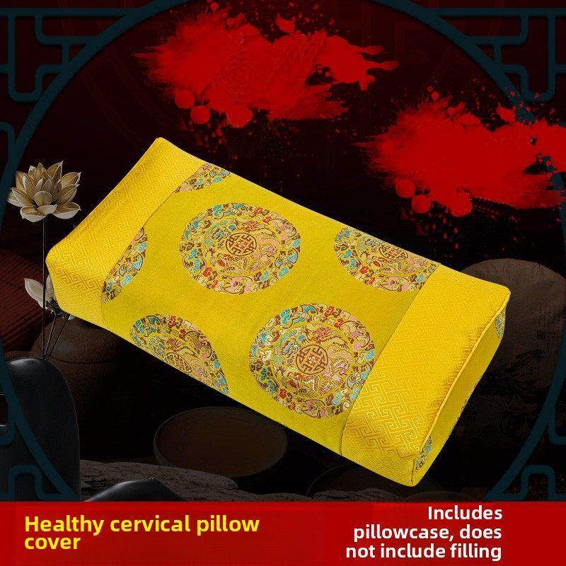 织锦立体矩形双层绗缝衬垫可拆可洗可补蚕沙荞麦壳等,床上用品,枕套,淘宝优惠券,粉丝福利购,淘宝优惠卷