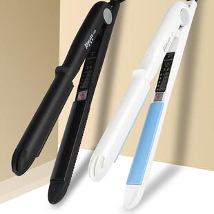 半圆弧形夹板直发卷发两用理发店专用凹凸弧度u型短发美发专业c卷