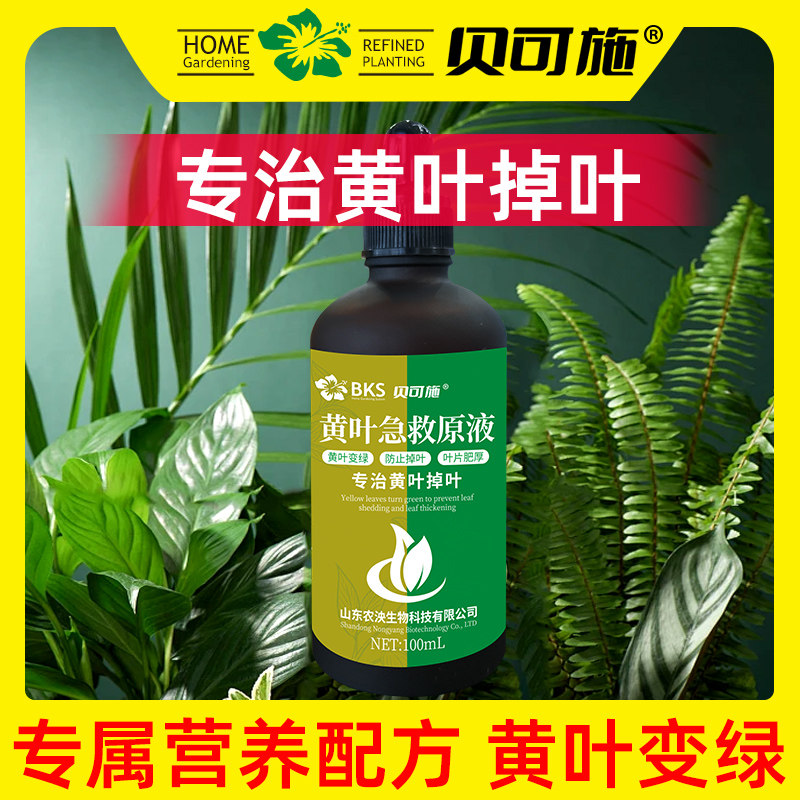 黄叶急救源液专治通用植物叶黄叶片厚促枝繁叶茂植物活力素贝可施,鲜花速递/花卉仿真/绿植园艺,家庭园艺肥料,淘宝优惠券,粉丝福利购,淘宝优惠卷