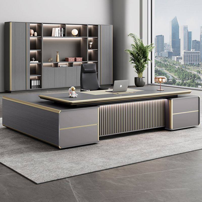 老板桌总裁董事长办公桌高级感大班台经理办公室桌办公室桌椅组合,商业/办公家具,大板桌,淘宝优惠券,粉丝福利购,淘宝优惠卷