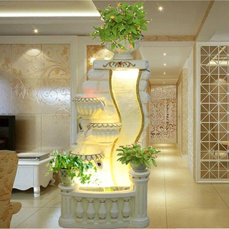 客厅摆件招财风水鱼缸 客厅装饰品假山流水喷泉加湿器摆件工艺品,家居饰品,流水摆件,淘宝优惠券,粉丝福利购,淘宝优惠卷