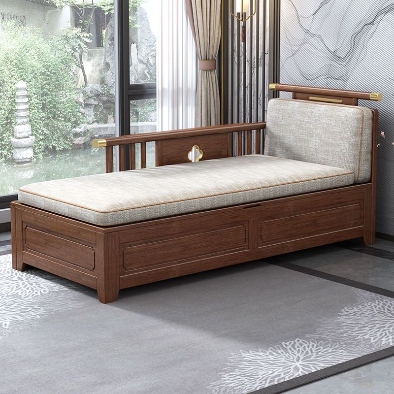 迪美尔新中式实木贵妃椅简约卧室床尾凳贵妃沙发美人塌贵妃躺椅